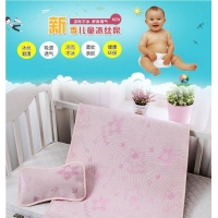 兒童卡通冰絲涼蓆-隨機