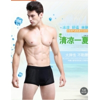 男士網洞透氣內褲-黑色3L