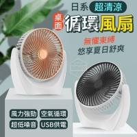 日系超清涼循環桌面風扇/一台/隨機