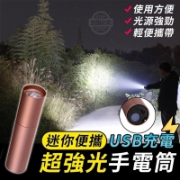 USB迷你便攜超強光手電筒/隨機