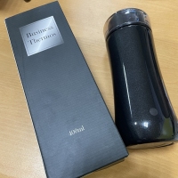 烤漆磨砂真空不銹鋼商務保溫杯400ML