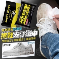 隨時隨地好清潔擦鞋去汙濕巾(10包/一組10包
