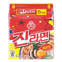 韓國 境內版OTTOGI金拉麵/不倒翁頂級金拉麵-辣味袋裝 230625